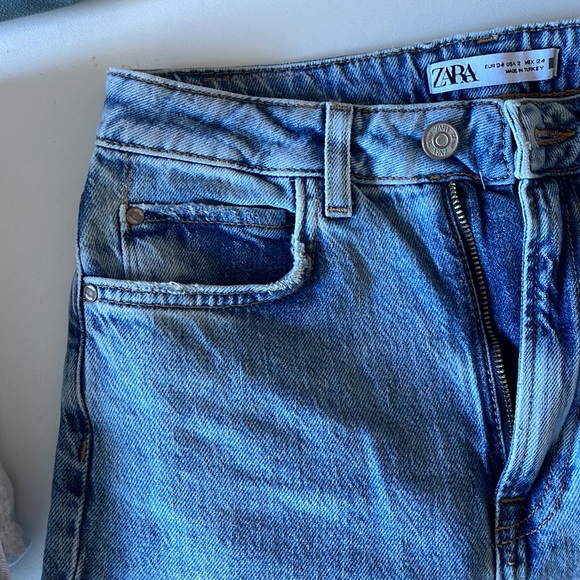 Zara high rise split hem jeans size 2 - Picture 6 of 6